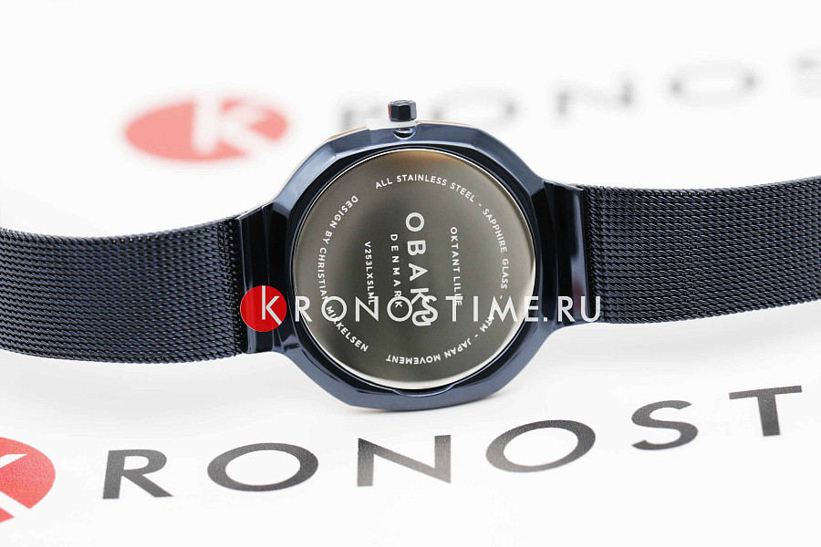 Часы Obaku Oktant V253LXSLML — сталь металл, Дания