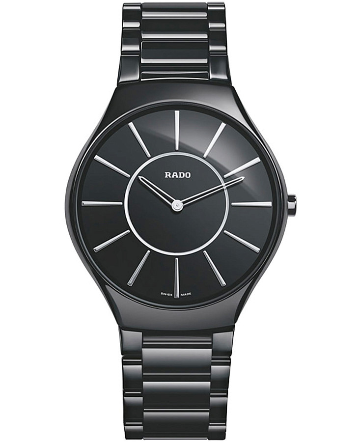 Часы Rado True Thinline R27741162 — женские, черный