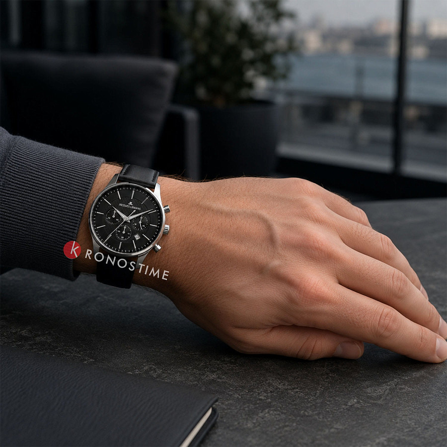 Часы Jacques Lemans Classic 1-2228A — металл сталь, Австрия