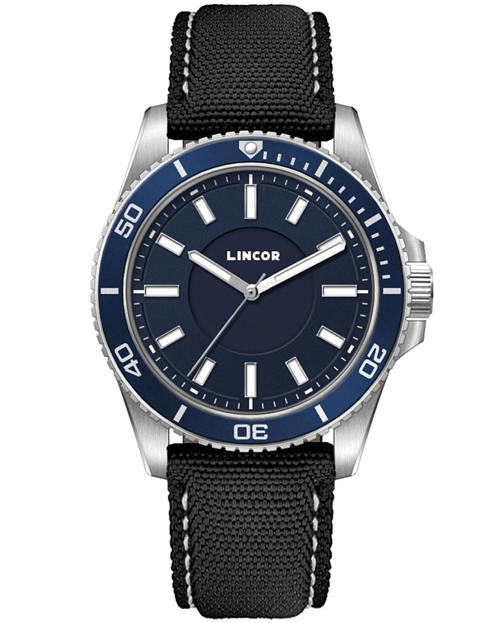 Часы Lincor Uni 7608SBL11 — мужские, синий