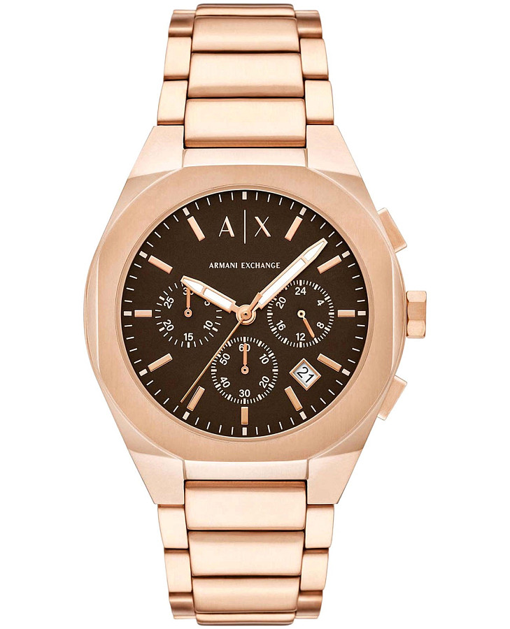 Часы Armani Exchange Rafael AX4188 — мужские, коричневый