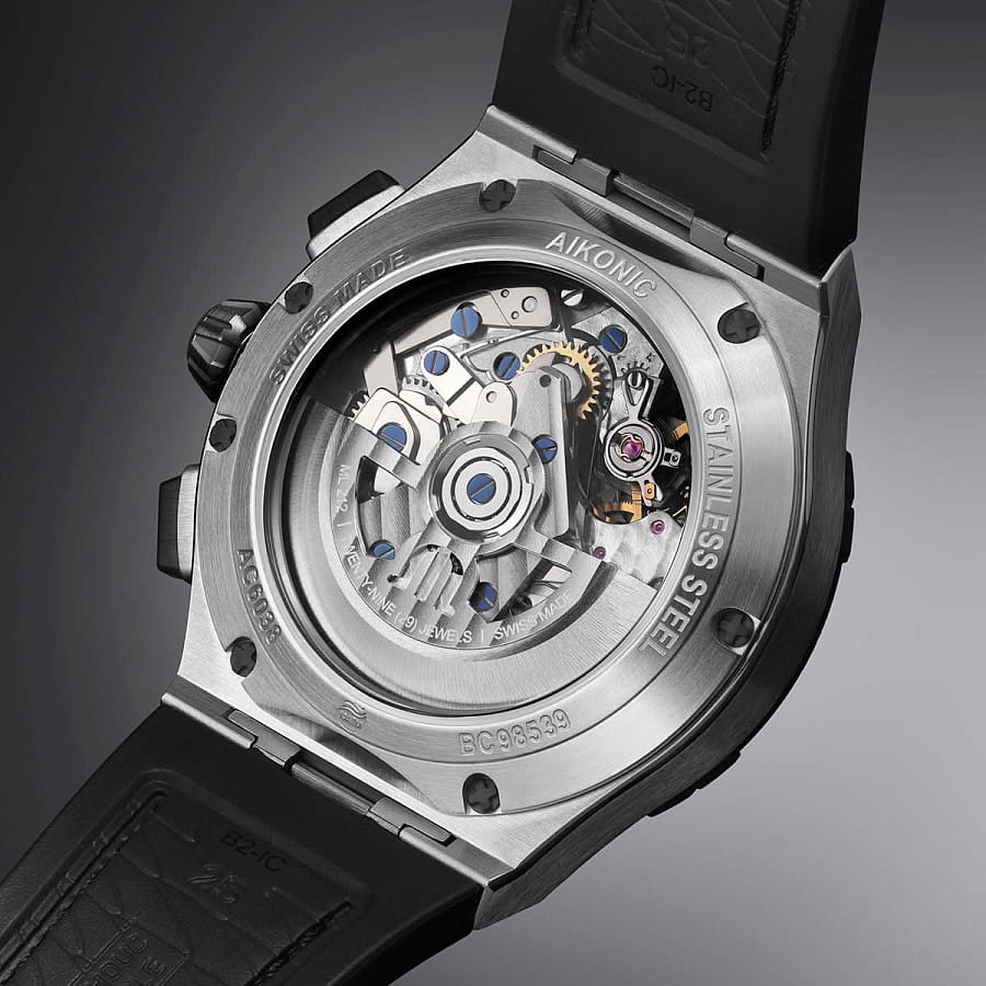 Часы Maurice Lacroix Aikon Automatic 43 mm AC6038-S1C34-330-3 — сталь металл, Швейцария