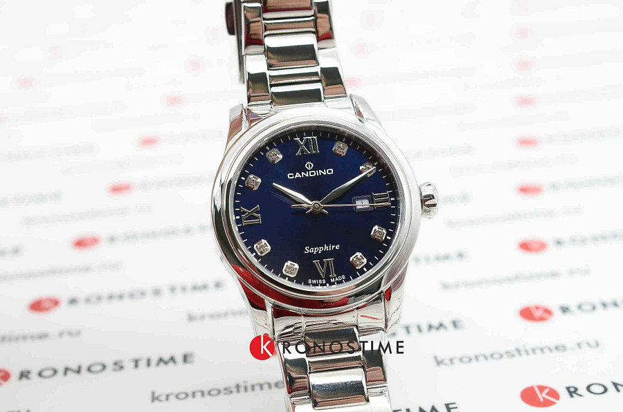 Часы Candino Elegance C4738/2 — кварцевые, металл сталь