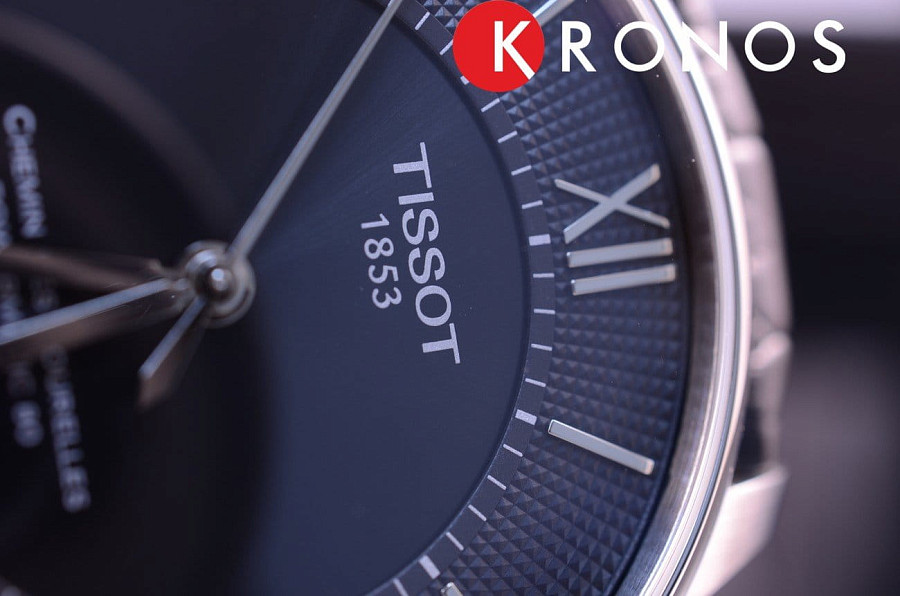 Часы Tissot Chemin des Tourelles Powermatic 80 T099.407.16.058.00 — черный, сталь металл