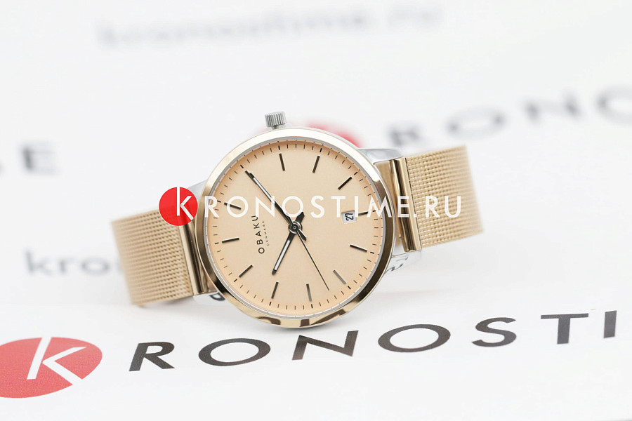 Часы Obaku Salvie V270LDZVMV — кварцевые, металл сталь