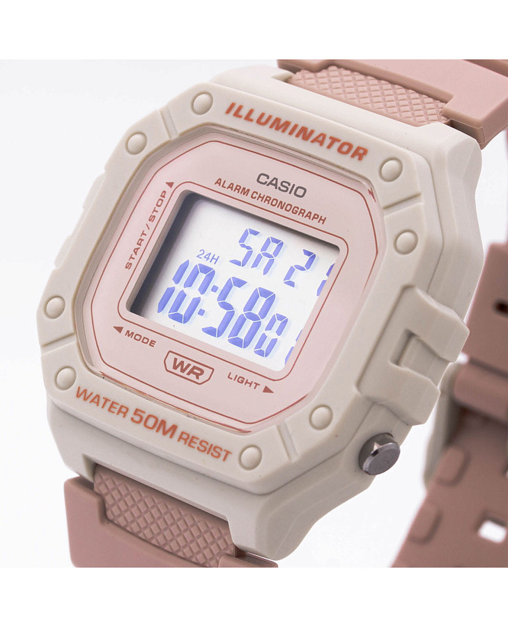 Часы Casio Collection W-218HC-4A2VEF — пластик, мужские