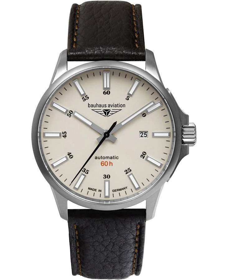 Часы Bauhaus Aviation 28645 — мужские, бежевый