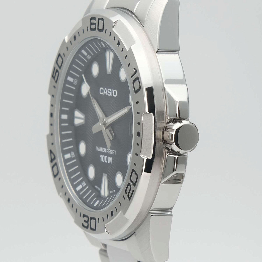 Часы Casio Collection MTD-140D-1A — металл сталь, Япония
