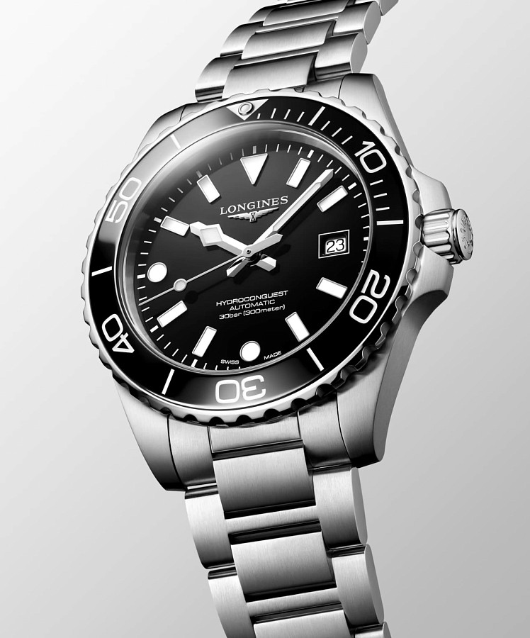 Часы Longines HydroConquest L3.788.4.56.6 — сталь металл, Швейцария