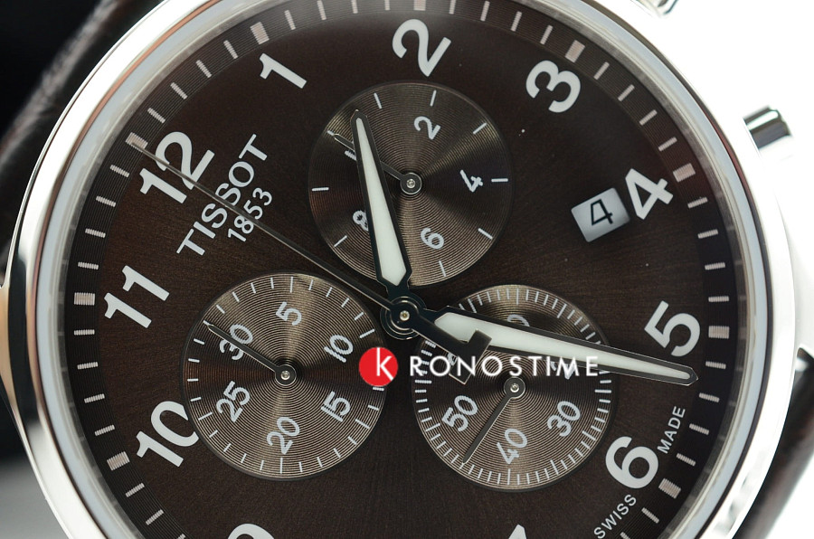 Часы Tissot Chrono XL Classic T116.617.16.297.00 — коричневый, сталь металл