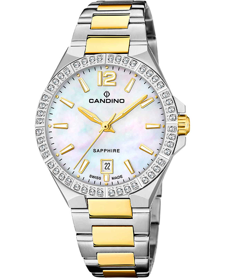 Часы Candino Lady Elegance Date C4761/A — женские, перламутровый