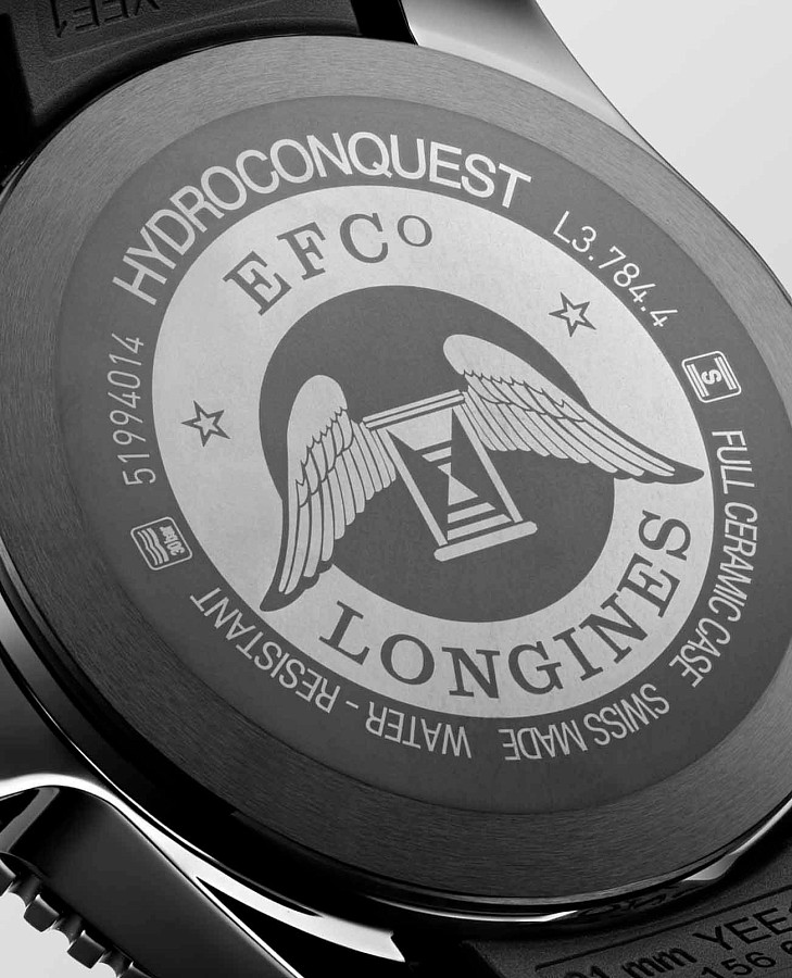 Часы Longines HydroConquest L3.784.4.56.9 — мужские, каучук