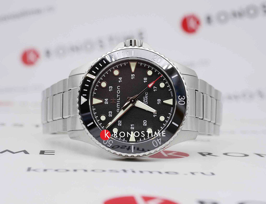 Часы Hamilton Khaki Navy Scuba Automatic H82515130 — механические, сталь металл