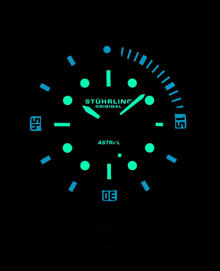 Часы Stuhrling Aquadiver 1005.03 — металл сталь, США