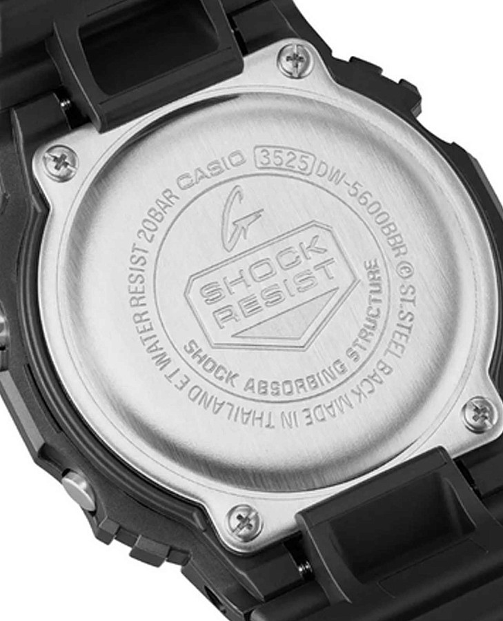 Часы Casio G-Shock DW-5600BBR-1 — пластик, Япония