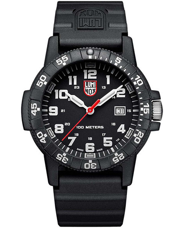 Часы Luminox Leatherback SEA Turtle Giant XS.0321.L — мужские, черный