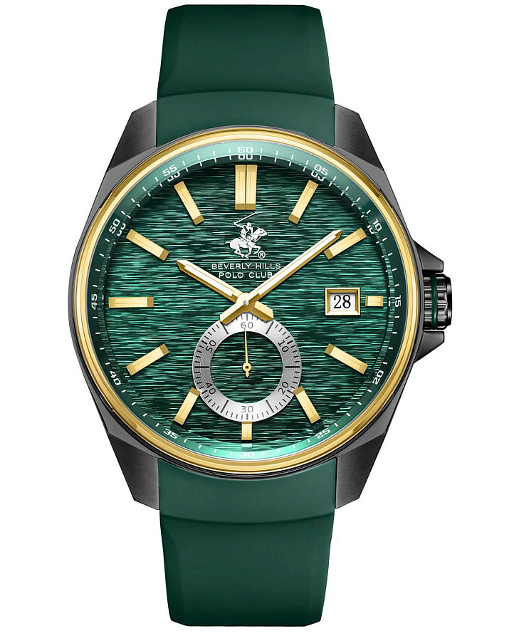Часы Beverly Hills Polo Club BP3837X.075 — мужские, зеленый