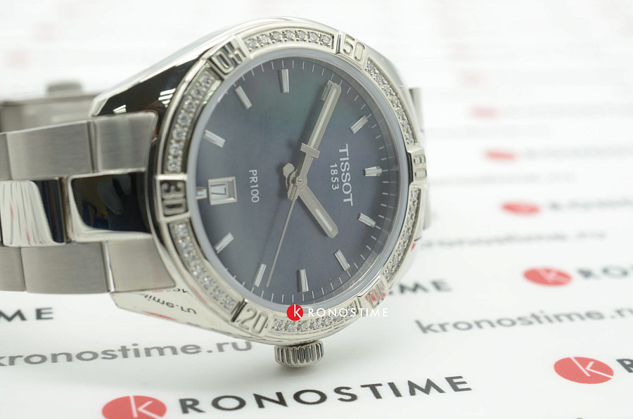 Часы Tissot PR 100 Lady Sport Chic Special Edition T101.910.61.121.00 — нержавеющая сталь, женские