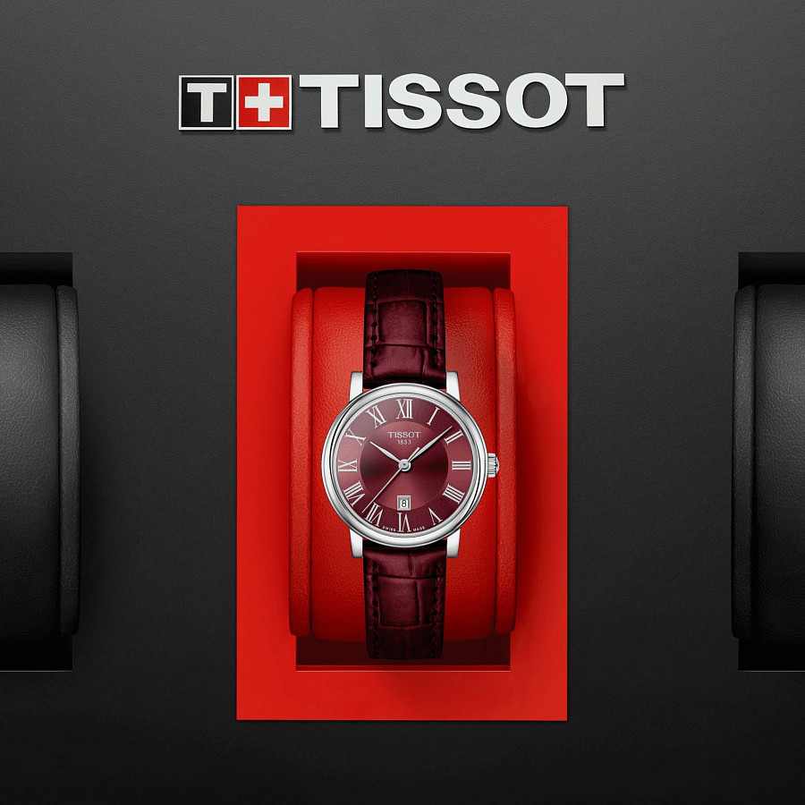 Часы Tissot Carson Premium Lady T122.210.16.373.00 — сталь металл, кожаный