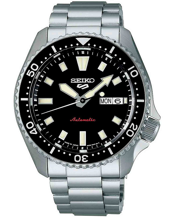 Часы Seiko 5 Sports SRPL85K1 — мужские, черный