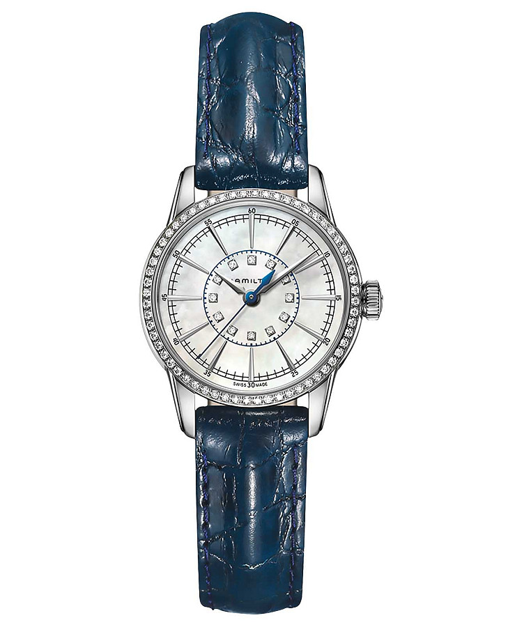 Часы Hamilton American Classic RailRoad Lady Quartz H40391691 — женские, перламутровый