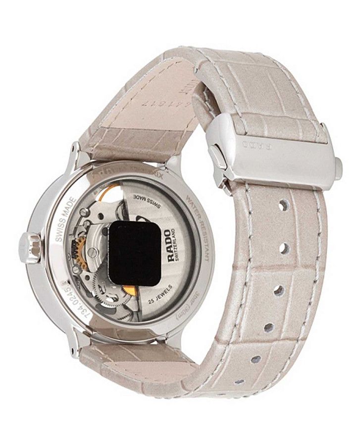 Часы Rado Centrix Automatic Diamonds Open Heart R30245905 — кожаный, женские