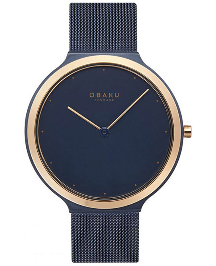 Часы Obaku Mesh V269GXSLML — мужские, синий