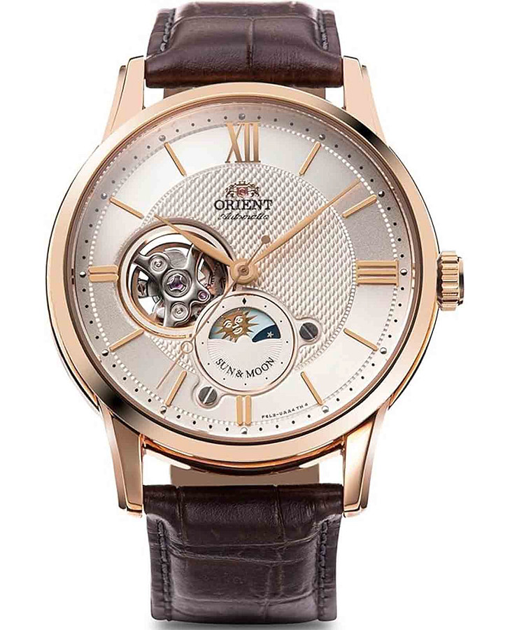 Часы Orient Sun & Moon RA-AS0002S (RN-AS0002S) — мужские, белый