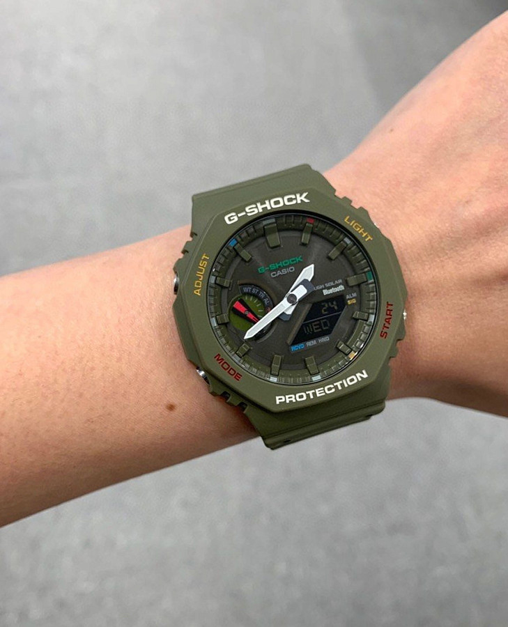 Часы Casio G-Shock GA-B2100FC-3ADR (GA-B2100FC-3A) — карбон пластик, Япония