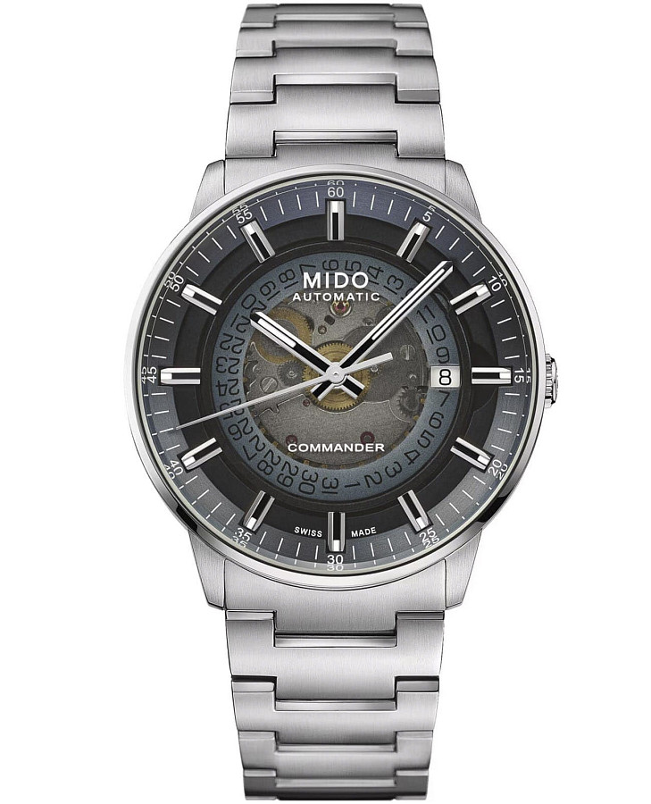 Часы Mido Commander Gradient M021.407.11.411.01 — мужские, синий
