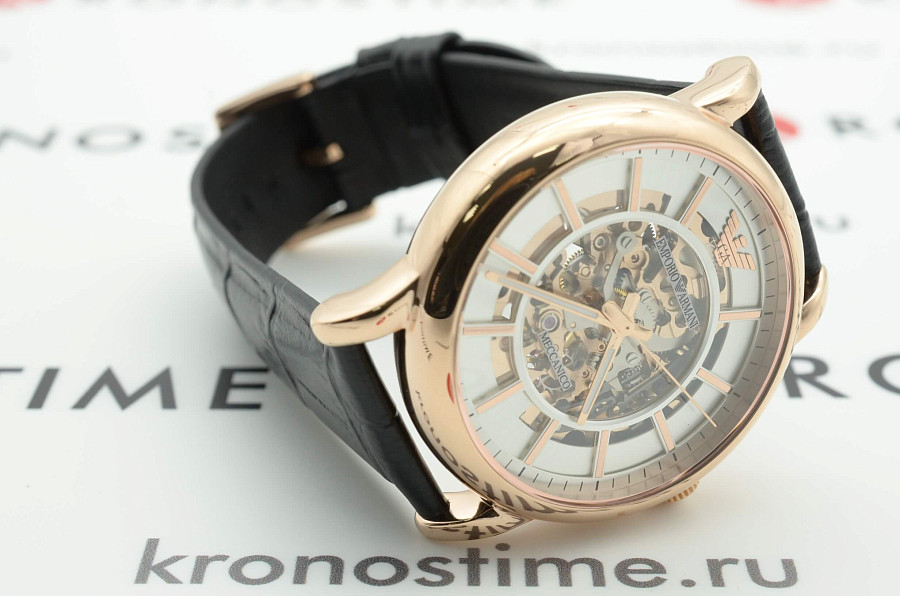 Часы Emporio Armani AR60007 — механические, металл сталь