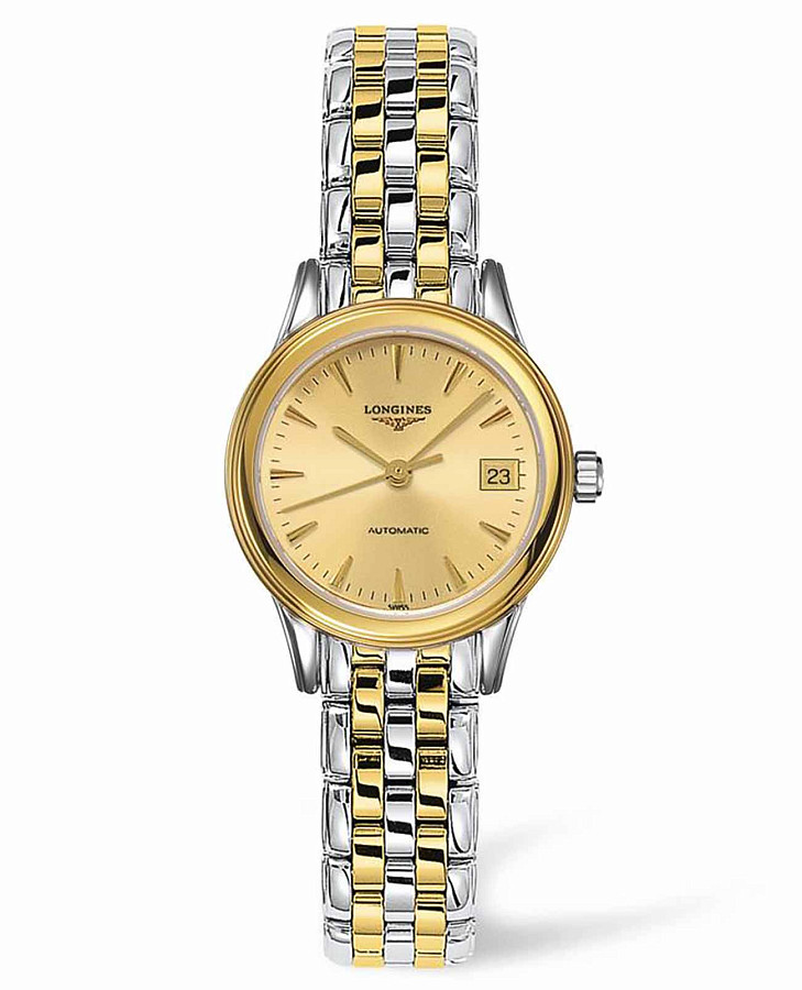 Часы Longines Flagship L4.274.3.32.7 — женские, золотой