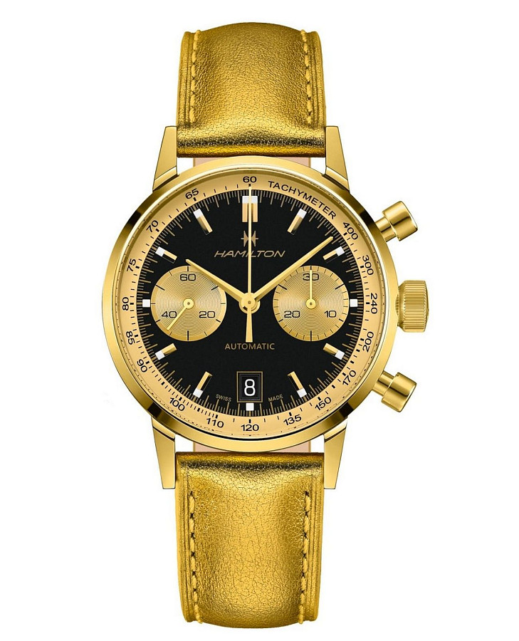 Часы Hamilton American Classics H38436830 — мужские, черный