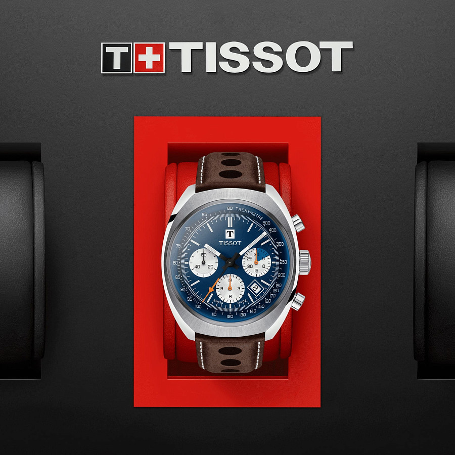 Часы Tissot Heritage 1973 T124.427.16.041.00 — мужские, кожаный