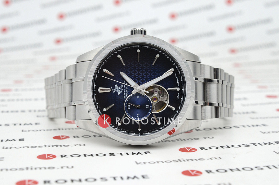Часы Beverly Hills Polo Club BP3915X.390 — механические, металл сталь