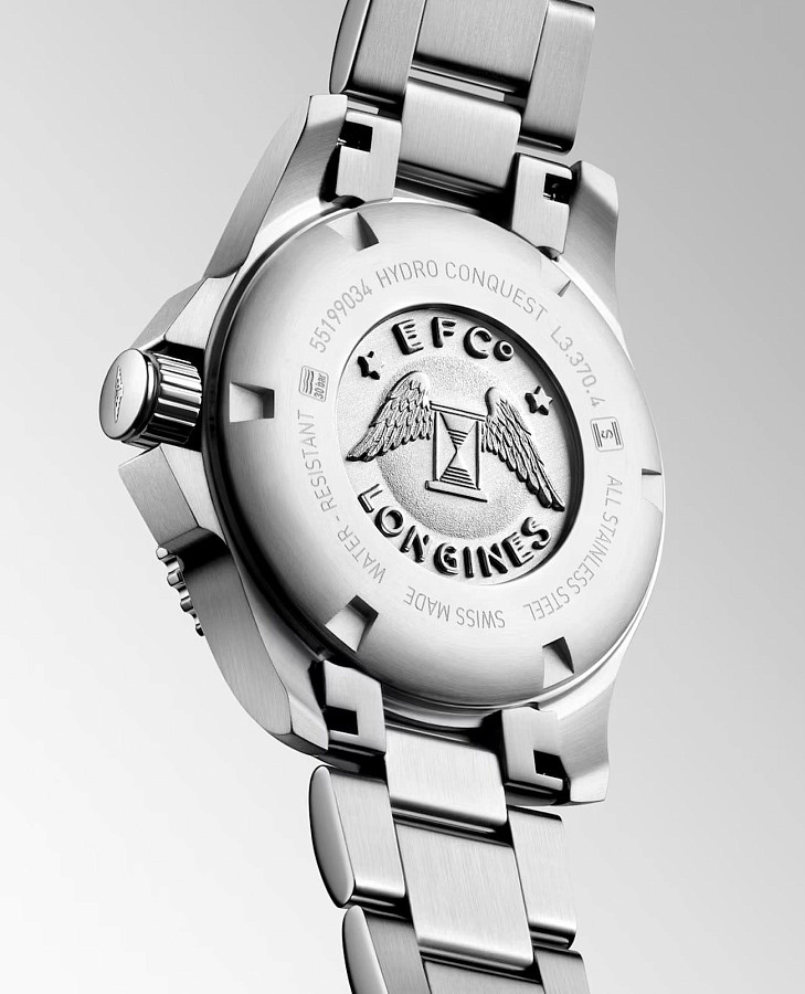 Часы Longines HydroConquest L3.370.4.56.6 — керамика сталь металл, Швейцария