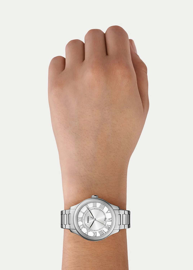 Часы Fossil Gilmore ES5393 — кварцевые, сталь металл