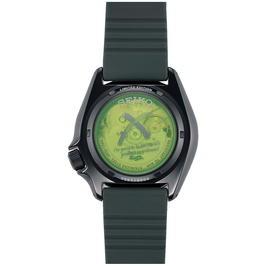 Часы Seiko 5 Sports SRPH67K1S — силикон, мужские