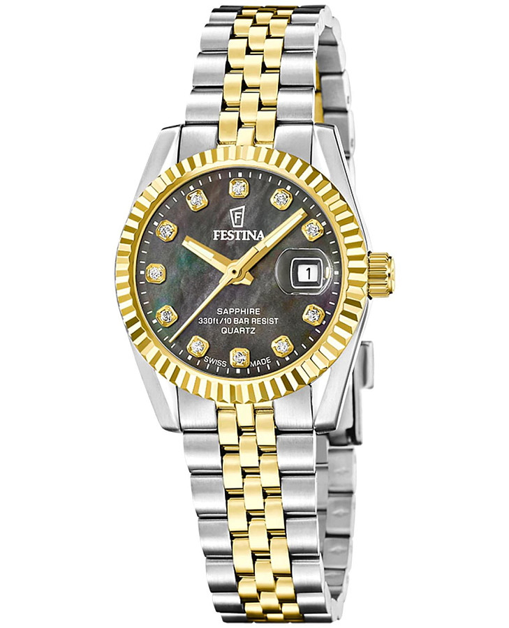 Часы Festina Swiss Made F20088/5 — женские, перламутровый