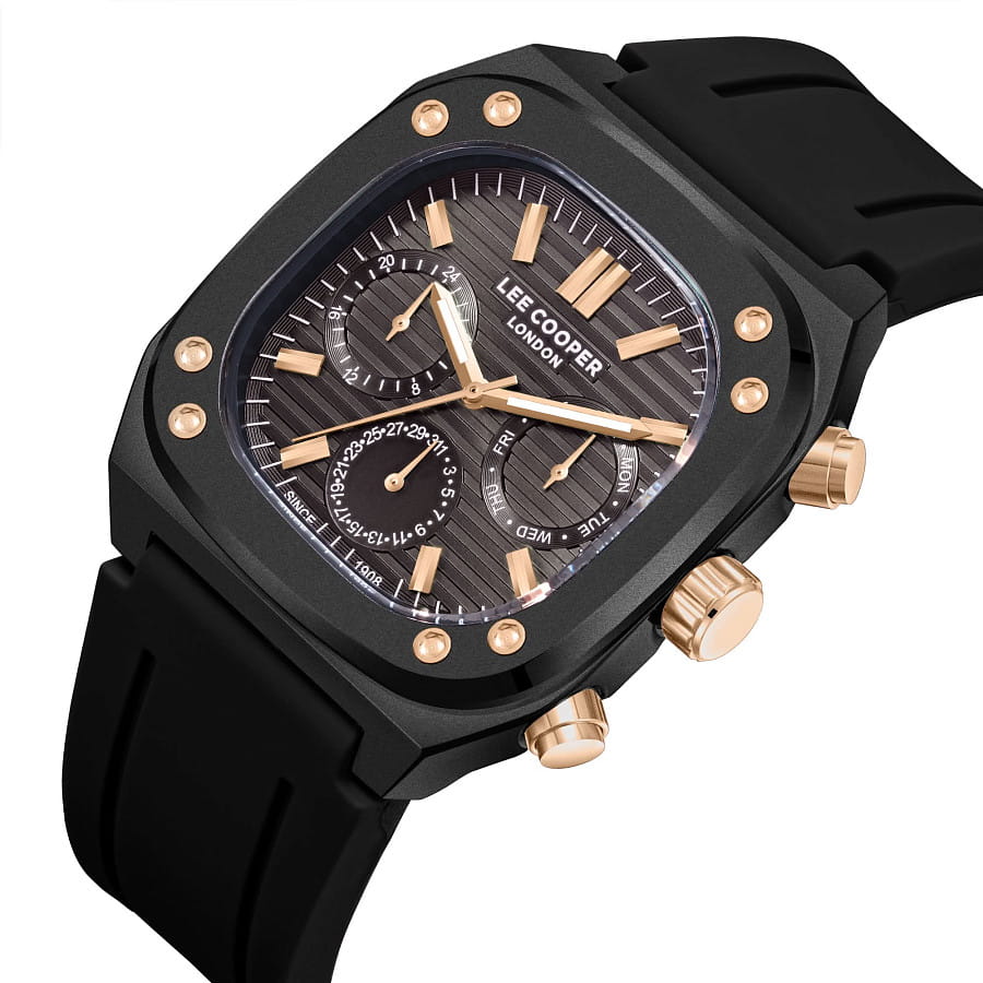 Часы Lee Cooper LC08022.651 — кварцевые, суперметалл сталь