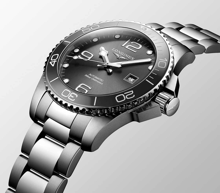 Часы Longines HydroConquest L3.781.4.76.6 — мужские, серебристый