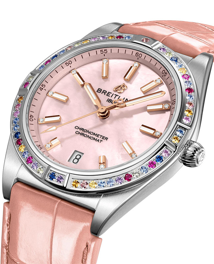 Часы Breitling Chronomat Automatic 36 South Sea G10380BB1K1P1 — механические, металл сталь
