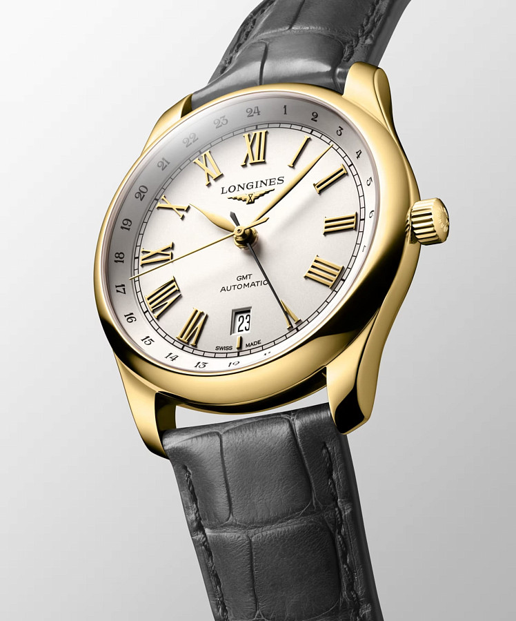 Часы Longines Master Collection GMT L2.844.6.71.2 — кожаный, мужские