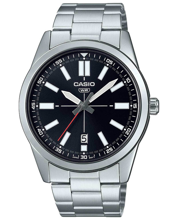 Часы Casio Collection MTP-VD02D-1EUDF (MTP-VD02D-1E) — мужские, черный