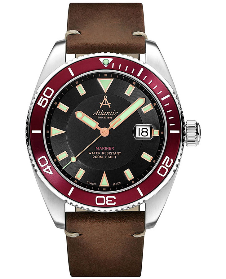 Часы Atlantic Mariner 80373.41.61R — мужские, черный
