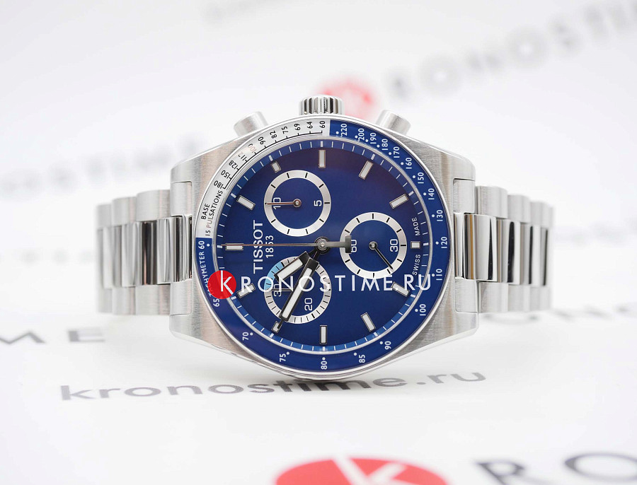 Часы Tissot PRS 516 Chronograph T149.417.11.041.00 — синий, сталь металл