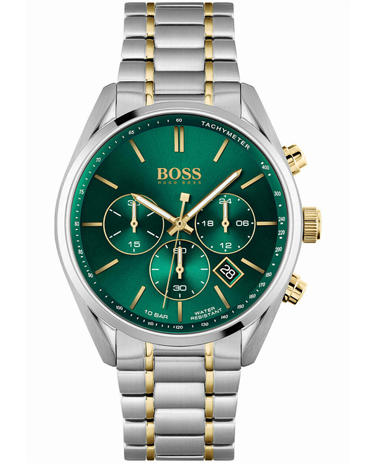 Часы Hugo Boss Champion HB1513878 — мужские, зеленый
