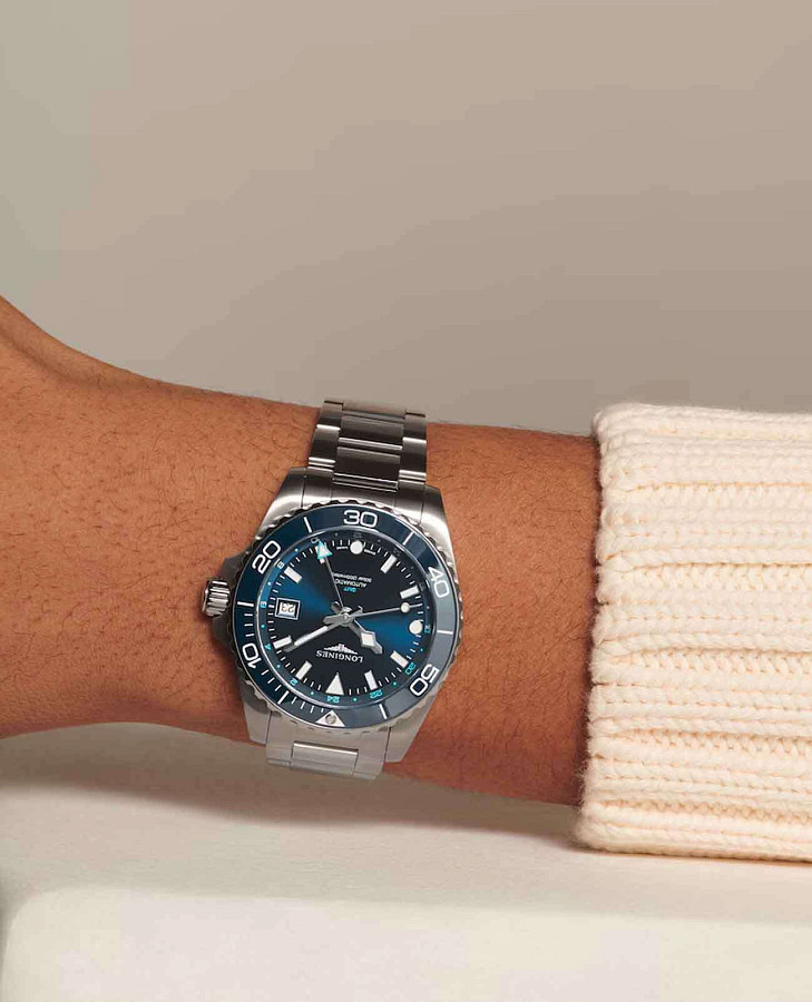 Часы Longines HydroConquest L3.790.4.96.6 — механические, Швейцария, мужские