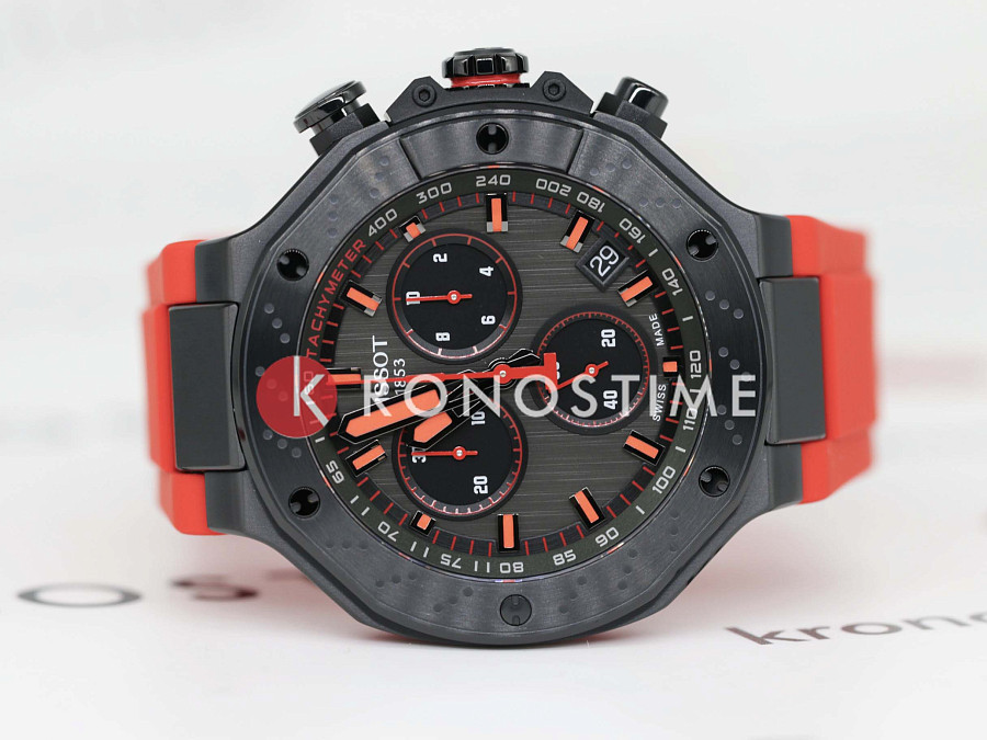 Часы Tissot T-Race Quartz Chronograph T141.417.37.061.01 — мужские, каучук