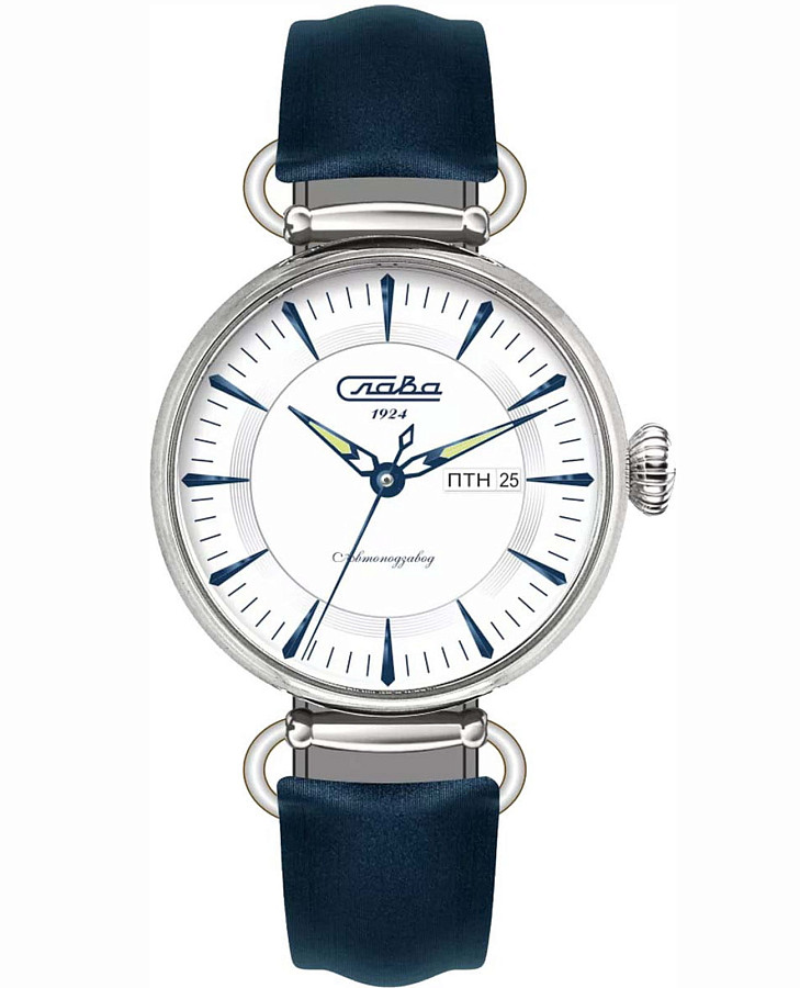 Часы Слава Премьер 8200924/300-8205 — мужские, белый